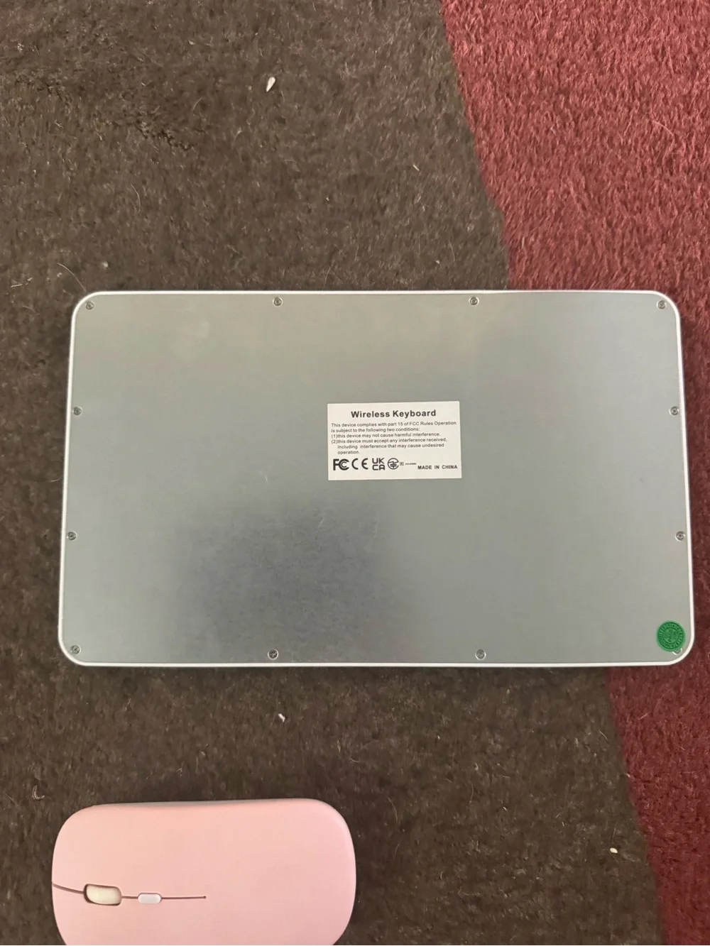 LUC Wireless Pink Keyboard and Mouse Set ipad